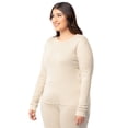 thumbnail image 6 of Fruit of the Loom Women's Rib Thermal Top, Sizes XS-4X, 6 of 17