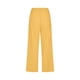 thumbnail image 5 of Pantalones de cintura alta y pierna ancha con cordón para mujer - Pantalones rectos elásticos de poliéster con bolsillos, 5 of 5