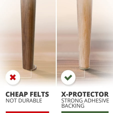 Felt Furniture Pads X Protector 235 Pcs Premium Feet Best Wood Floor Protectors Protect Your Hardwood Laminate Flooring Canada Felt Furniture Pads X Protector 235 Pcs, Best Wood Floor Protector For Chair Legs