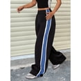 thumbnail image 4 of Women’s Parachute Jogger Pants – Elastic Waist, Baggy Wide‑Leg Cargo Track Sweatpants, Plus Sizes, 4 of 7