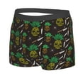 thumbnail image 2 of Haiem Pineapples Men's Boxer Briefs, Every Day Comfort Stretch Cotton Moisture-Wicking Underwear-Large, 2 of 9
