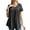 Black, variant on Mengpipi Blouses for Women Casual Crew Neck Short Sleeve Tunic Tops, Multi 02-XL(US 16-18)