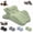 Green, variant on XLYFVLGF Ergonomic Memory Foam Intimacy Comfort Pillow-–27° Angled Support for Neck and Waist, For Sleeping, Reading Pillow