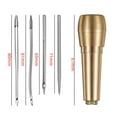 thumbnail image 4 of Leather Tent DIY Leather Sewing Awl Needle Copper Handle Set Copper Handle Set DIY Leather Sewing Leather Sewing Kit, 4 of 12