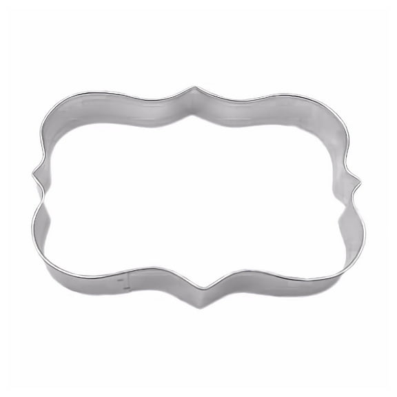 Frame Plaque Cookie Cutter 5 inches O1242 - The Cookie Cutter Shop - Tin Plated Steel Cookie Cutter