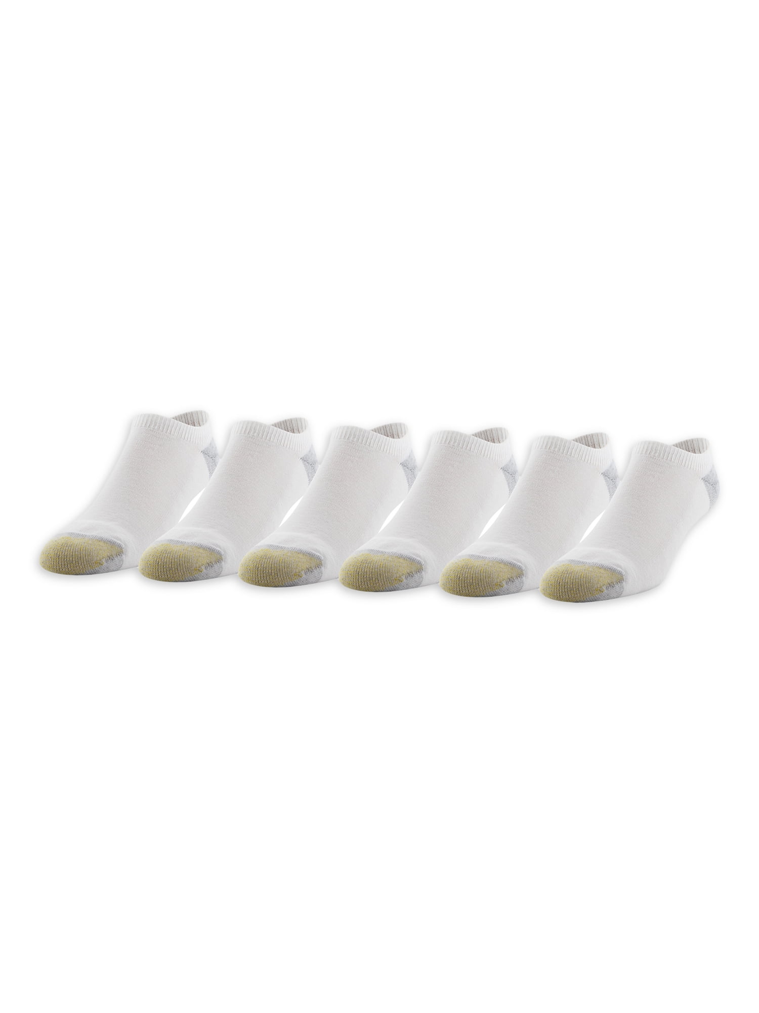 GOLDTOE Edition Men's Classic Sport Cushion No Show Socks, 6-Pack