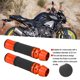 thumbnail image 5 of empuadura motocicleta 22mm Universal Motocicleta Manillar Cubierta CNC Antideslizante Goma Empuadura Cubierta (Naranja),Empuadura de manillar Empuadura de manillar de goma Empuadura de manillar de mot Higoodz Accesorio de coche, 5 of 7