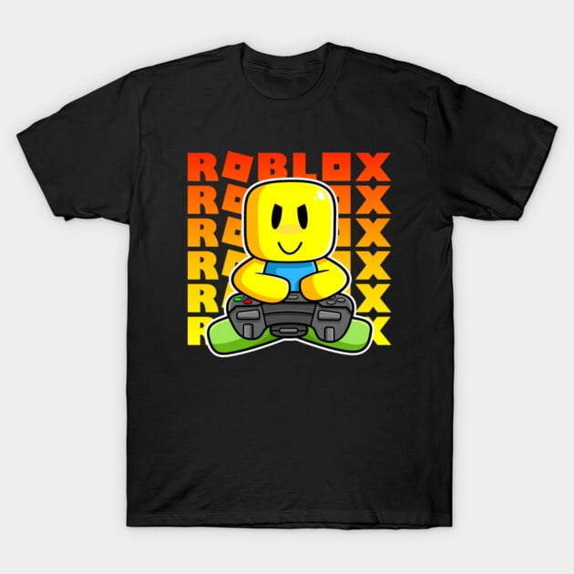 T-Shirt Unisexe Roblox Gamer Fan Art Drôle Gaming Graphique - Idée Cadeau Réfléchie G4645, jusqu'à la Taille 5TG