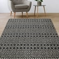 thumbnail image 1 of Mainstays Modern Abstract Pattern Scandinavian Tufted Charcoal White, Machine Washable Area Rug 5x7, Ideal for Living room, Dining area, bedroom, 1 of 5