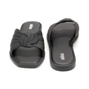 Melissa Women's Plush Sandals, Black \ Black,6 M US