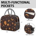 thumbnail image 6 of Womens Glowing Halloween Icons Pattern Lunch Box for Work,Insulated Lunch Bag for Women,Loncheras Para Mujer,Leakproof Adult Lunch Bag for Work,Beach,Travel,Picnic,Camping, 6 of 7