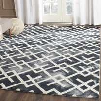 Safavieh Dip Dye Seanna Distressed Area Rug, Graphite/Ivory, 8' x 10'