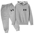 thumbnail image 3 of Conjunto de 2 piezas de sudadera y pantalones de terciopelo para niños, primavera y otoño, informal, sencillo, para niñas de 2 a 13 años, 3 of 5