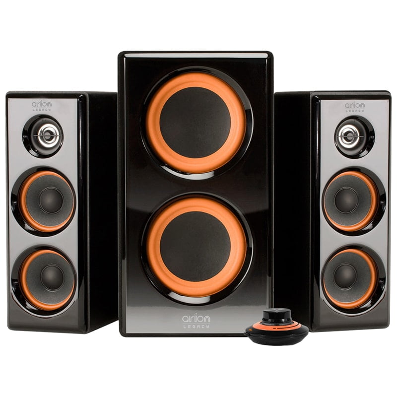 Arion Legacy Powered 2.1 Speaker System with Dual Subwoofers and Wired