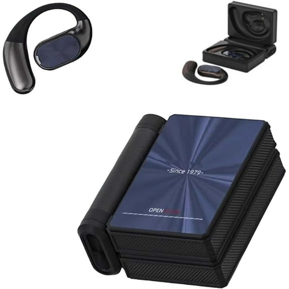 Ear Buds-Headphones Bluetooth with Dual-Fold Design, 2026 New Dual Fold Bt Earbuds, IPX5 Waterproof & Sweatproof Wireless Headphones, Noise Isolation (Black)
