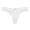 White, variant on Women's Fashion Sexy Thong Cotton Bottom Crotch Sexy Thin Belt Ring Breathable Ice Silk Seamless Underwear