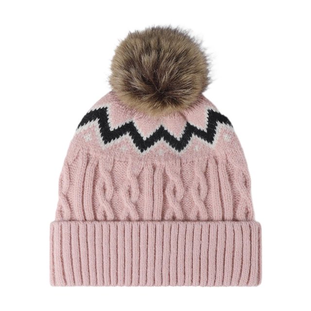 Gorro de punto Salvador Invierno Rosa