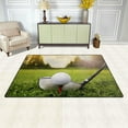 thumbnail image 3 of GZHJMY Sport Golf Ball Non Slip Area Rug for Living Dinning Room Bedroom Kitchen 4' x 5' Golf Nursery Rug Floor Carpet Yoga Mat, 3 of 6