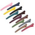 thumbnail image 3 of 12 pinzas para el cabello para peinar seccionamiento, YISSION 3.1 pulgadas, pinzas para el cabello de cocodrilo mate, pasadores para el cabello, sin arrugas, pinza para el cabello con pico de pato, ac, 3 of 4