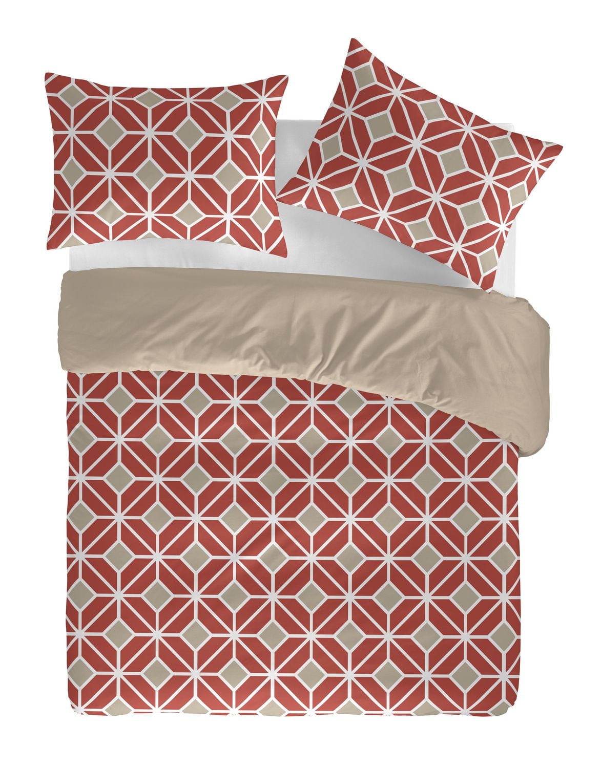 Gouchee Home Komet Geometric Print Cotton Duvet Cover Set