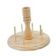 thumbnail image 4 of 8 bobinar suministros de coser de hilo Herramienta manual práctica portátil, ganchillo de rosca de madera, tejido, bordado, bordado, 4 of 9