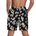 thumbnail image 2 of Lsque Mens Swim Trunks Daisies Flowers Pattern - Bathing Suit Compression Liner - Beach Swim Shorts Swimwear - (S-3XL) - Stretch Quick Dry -Medium, 2 of 9