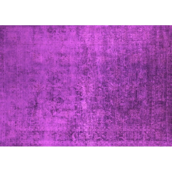 Ahgly Company Indoor Rectangle Oriental Pink Industrial Area Rugs, 6' x 9'