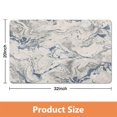 thumbnail image 3 of Soft & Long 20x32 inch Bath Rug Runner – Modern Marble Bath Mat, Luxury Non-Slip Microfiber Bathroom Rug, Perfect for Tub & Shower, Machine-Washable, 3 of 5