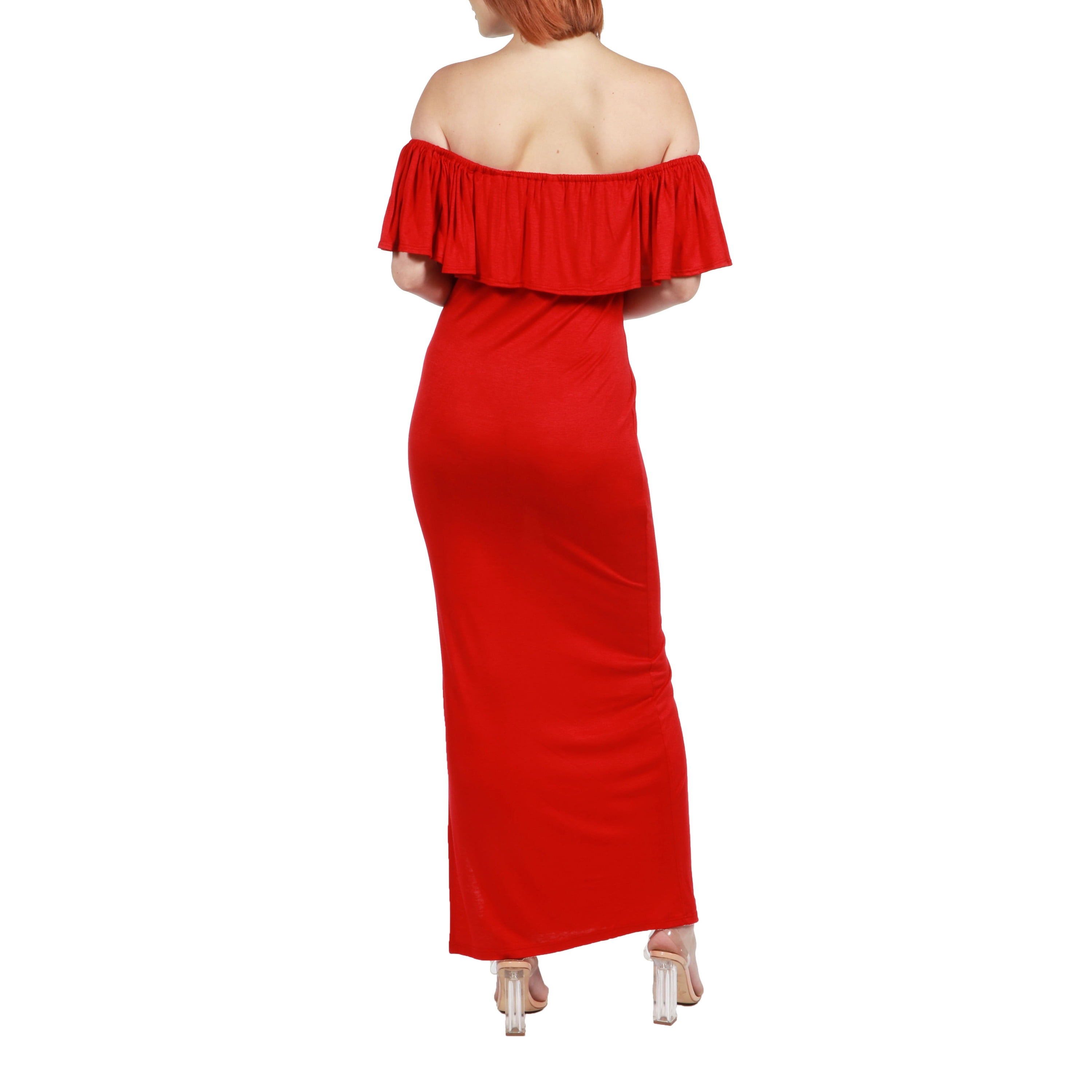 Women's Long Cool Woman Off the Shoulder Dress