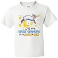 thumbnail image 3 of Inktastic I Love my Great Grandpa to the Moon and Back Cute Sheep Youth T-Shirt, 3 of 5