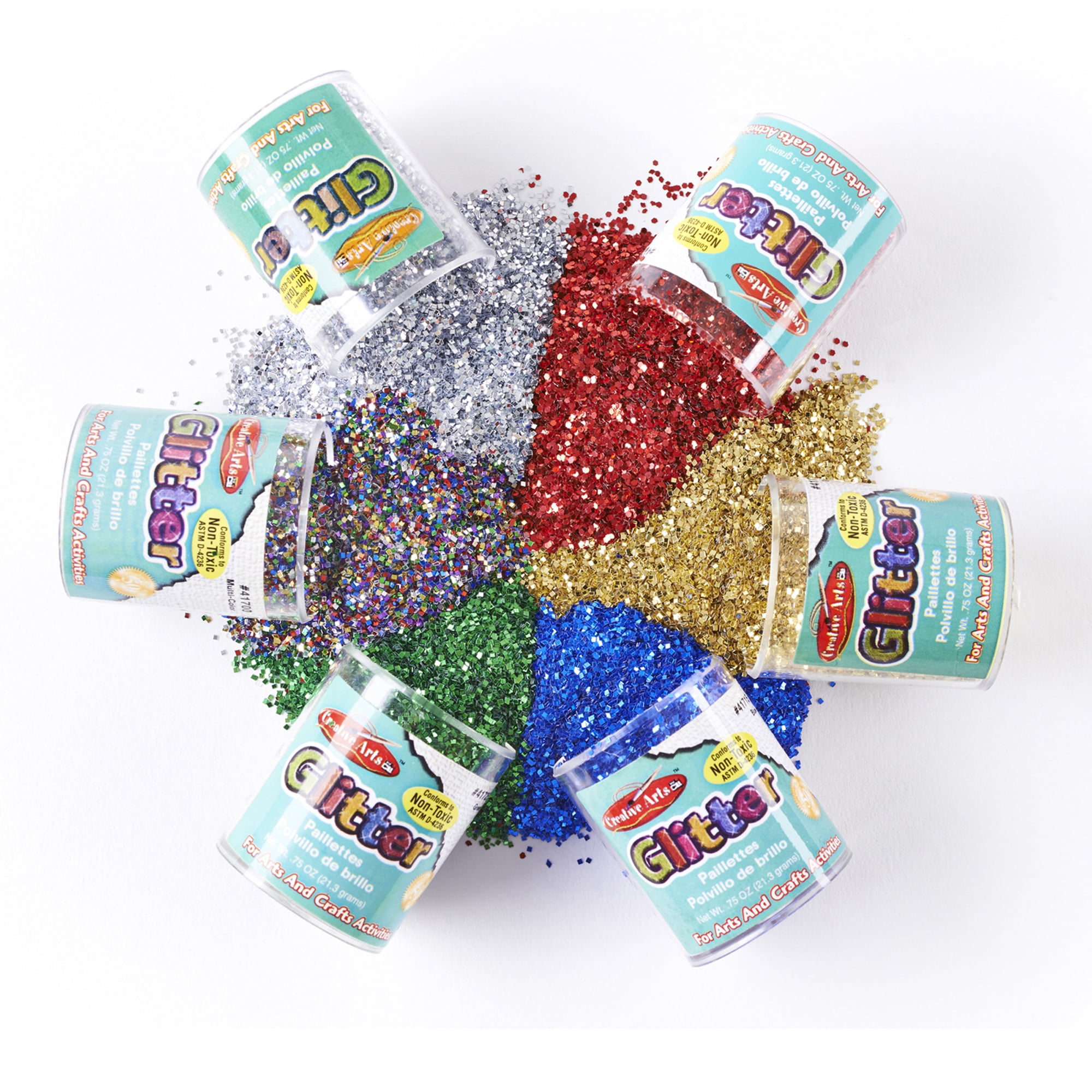 Glitter Set, 6 per Pack, 4 Packs