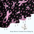 thumbnail image 6 of Pink Ribbon Breast Shower Curtain 36"x72" ,Bathroom Decorative Shower Curtains Set with 12 Hooks,Modern Waterproof Washable Shower Curtain, 6 of 6