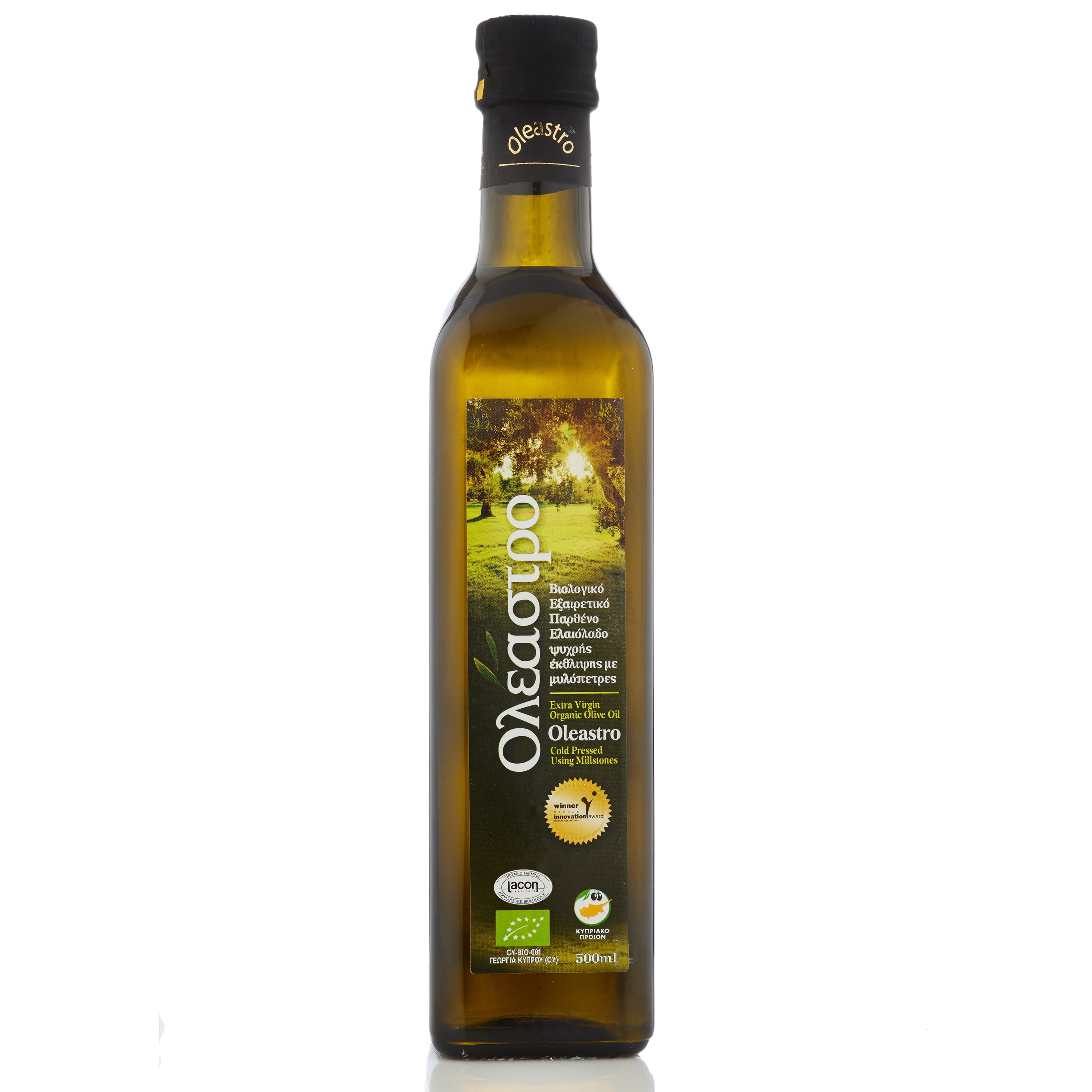 OLEASTRO Organic Olive Oil For Cooking 500 ml Natural Harvest