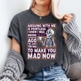 thumbnail image 2 of Arguing with me is pointless | Funny Sarcastic Relationship T-Shirt, Men's And Women's Graphic Tee 100% Cotton by TBun, Full Sizes S-5XL, 2 of 5