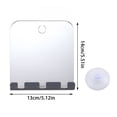 thumbnail image 2 of XIBUFE 2026 New Fogless Acrylic Shower for Shaving and Grooming with Secure Suction Cup No Drilling Required Ideal Bathroom Travel Use Shower Shaving Mirror, 2 of 7