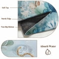 thumbnail image 6 of Nautical Anchor Area Rugs 5'x7', Washable Small Throw Rugs for Laundry Room Playroom, Coastal Ocean Coral Eucalyptus Leaves Indoor Outdoor Rug Non-Slip Low Pile Carpet Runner Reversible Floor Mats, 6 of 8