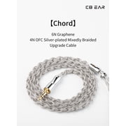 KBEAR Chord 6N Graphene+4N OFC Silver-plated Mixedly Braided Upgrade Cable With MMCX/2Pin Connector Earphone Wire Accessory