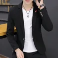 thumbnail image 3 of Chaquetas de vestir Traje de hombre Abrigo corto de negocios Blazer masculino de un solo pecho recortado Moda masculina 2024 Diseñador de lujo elegante, 3 of 5