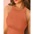 thumbnail image 3 of Sherrylily Summer Womens Tank Tops Casual Sleeveless Cami Top Slim Knit Ribbed Racerback Tee, 3 of 5