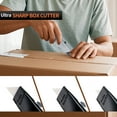 thumbnail image 4 of Vivicreate 2-Pack Retractable Box Cutter Knife with Safety Lock, Utility Knives for Cardboard, Cartons, Paper, Office & Home Use, 4 of 5