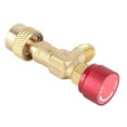 thumbnail image 2 of Valve de Contrôle de Débit en Laiton 1/4 Pieds5/16 Pieds pour Tuyau de Charge de Réfrigérant R410A, 2 of 4