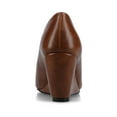 thumbnail image 4 of Journee Womens Danika Almond Toe Comfort Dress Wedges, 4 of 10