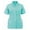 Mint Green, variant on Scrub Tops for Women Short Sleeve Casual Lapel Solid Color Working Uniform Blouse Comfortable Durable Scrub Shirt with Pockets
