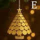 thumbnail image 1 of Adorno Navideño de Moneda Dorada Brillante | Decoración de Árbol de La Abundancia con Monedas Doradas Apiladas | Base de Diamantes de Imitación | Regalo de Bendición para Las Fiestas Navideñas, 1 of 1