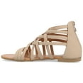 thumbnail image 3 of Journee Womens Hanni Gladiator Flat Sandals, Widths Available, 3 of 10