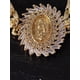 thumbnail image 4 of Pulsera/brazalete de la Virgen de Guadalupe con zirconias, cadena dorada,, oro laminado 18 kilates, 4 of 8
