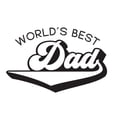 thumbnail image 2 of Reed, Tara 14x11 Black Ornate Wood Framed with Double Matting Museum Art Print Titled - Fathers Day Sentiment landscape II-Worlds Best, 2 of 4