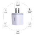 thumbnail image 4 of Cargador de pared USB GiGreen, paquete de 3, doble puerto, 5 V 2,1 A, 4 of 8
