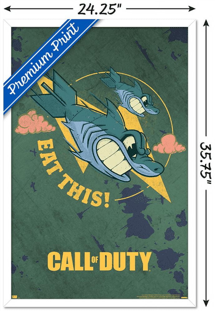 Call of Duty: Vanguard - Eat This Wall Poster, 22.375" x 34", Framed