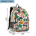 thumbnail image 2 of FORMRS Unisex School Backpack 17" Student Travel Bag with Laptop Compartment, Floral Blooms, 2 of 7